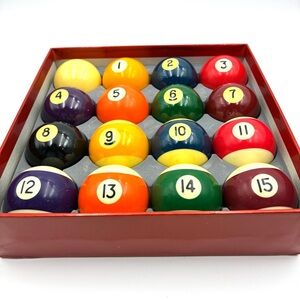 Vintage Billiard Ball Set